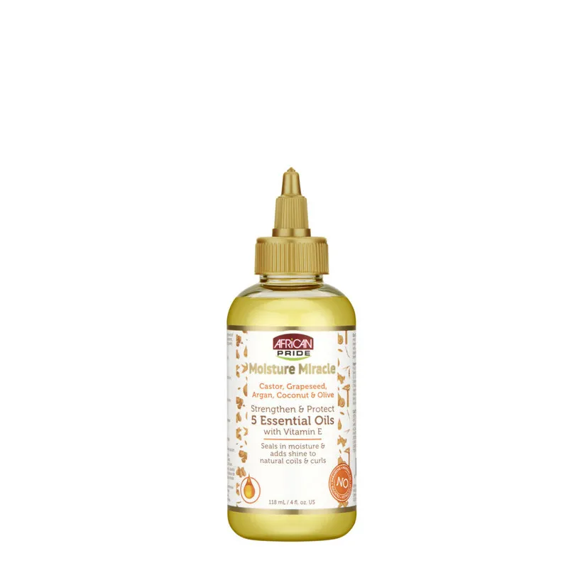روغن مو آفریکن پراید مدل Moisture Miracle مناسب برای مو خشک و شکننده حجم 118 میلی لیتر - تصویر 2