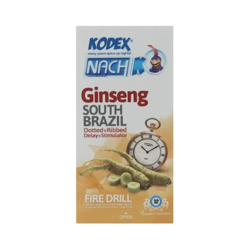 کاندوم تاخیری کاپوت مدل 45MIN بسته 12 عددی به همراه کاندوم خاردار کدکس مدل GINSENG بسته 12 عددی - تصویر 3