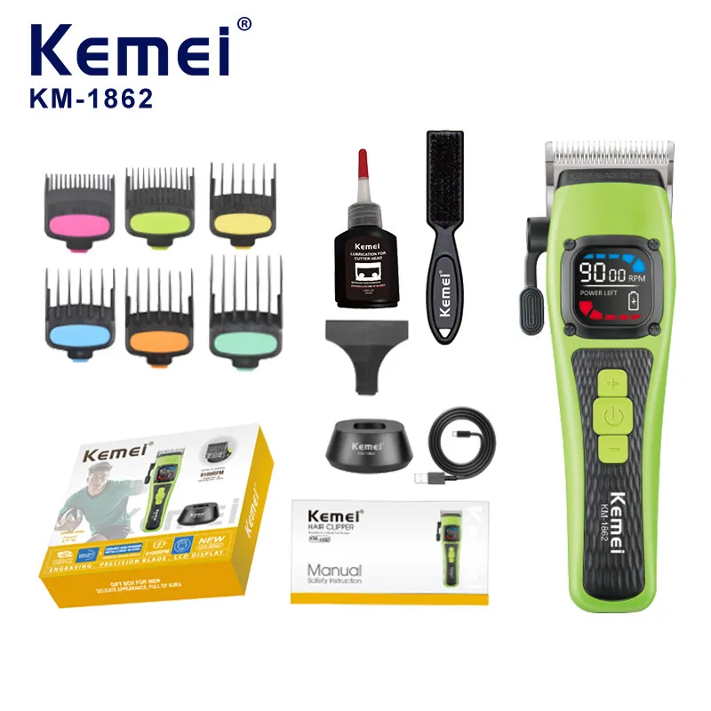 ماشین اصلاح موی سر شارژی کیمی مدل KM-1862 - تصویر 2