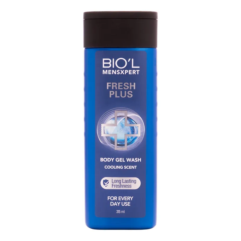 شامپو بدن بیول مدل Fresh Plus با رایحه خنک مناسب برای انواع پوست حجم 315 میلی لیتر