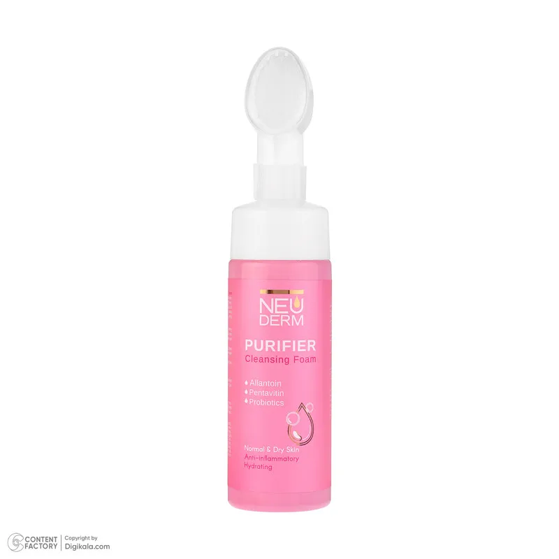 فوم شستشوی صورت نئودرم مدل Purifier مناسب برای پوست خشک و نرمال حجم 150 میلی‌‌لیتر  - تصویر 2