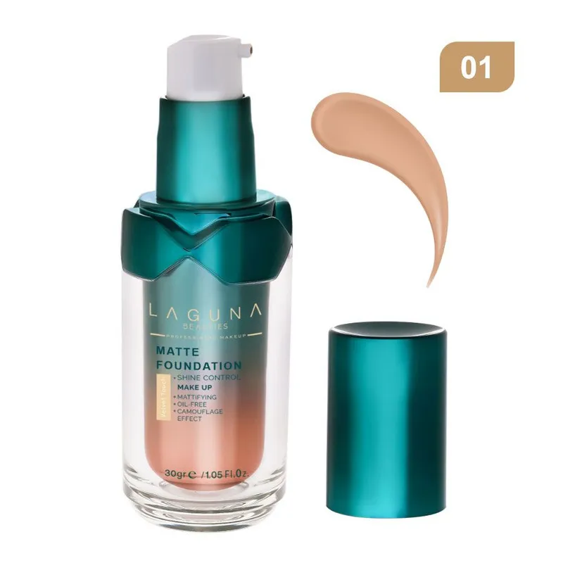 کرم پودر مایع لاگونا مدل MATTE شماره LMF01 مناسب برای پوست چرب و مختلط وزن 30 گرم - تصویر 2