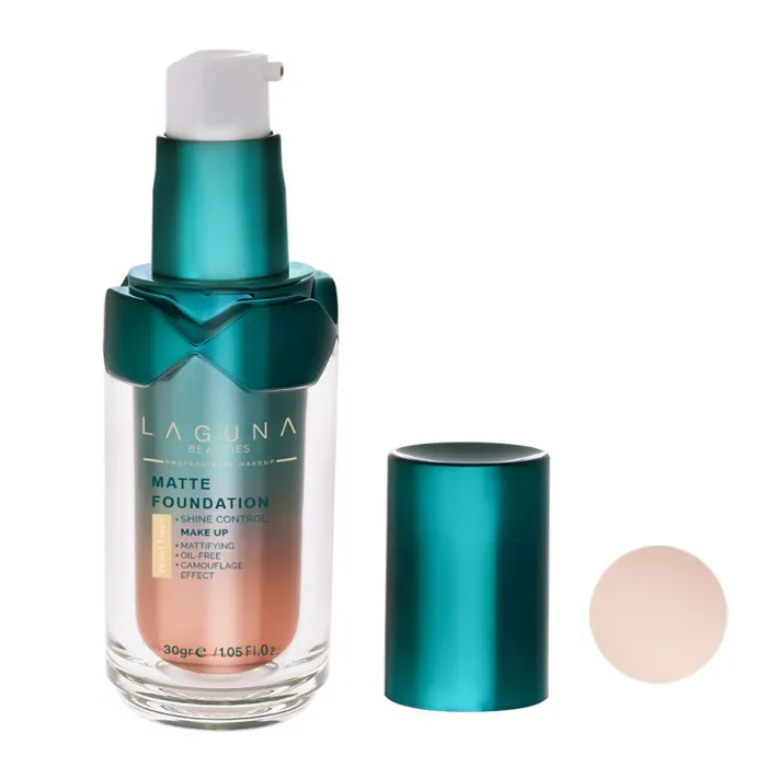 کرم پودر مایع لاگونا مدل MATTE شماره LMF02 مناسب برای پوست چرب و مختلط وزن 30 گرم