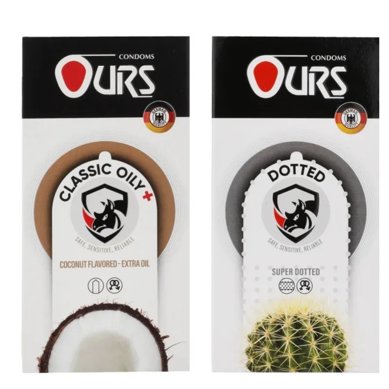 کاندوم خاردار اورز مدل DOTTED بسته 12 عددی به همراه کاندوم ساده اورز مدل OILY PLUS بسته 12 عددی