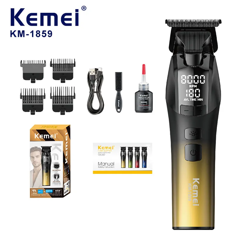ماشین اصلاح موی سر و صورت شارژی کیمی مدل KM-1859 - تصویر 3