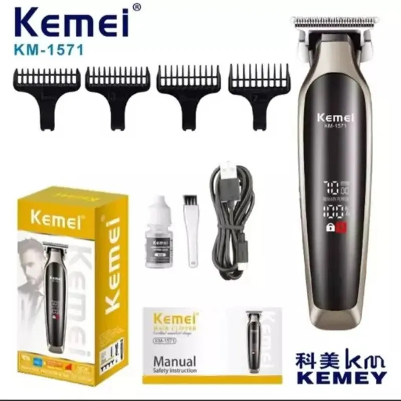 ماشین اصلاح موی سر و صورت شارژی کیمی مدل KM-1571 - تصویر 6