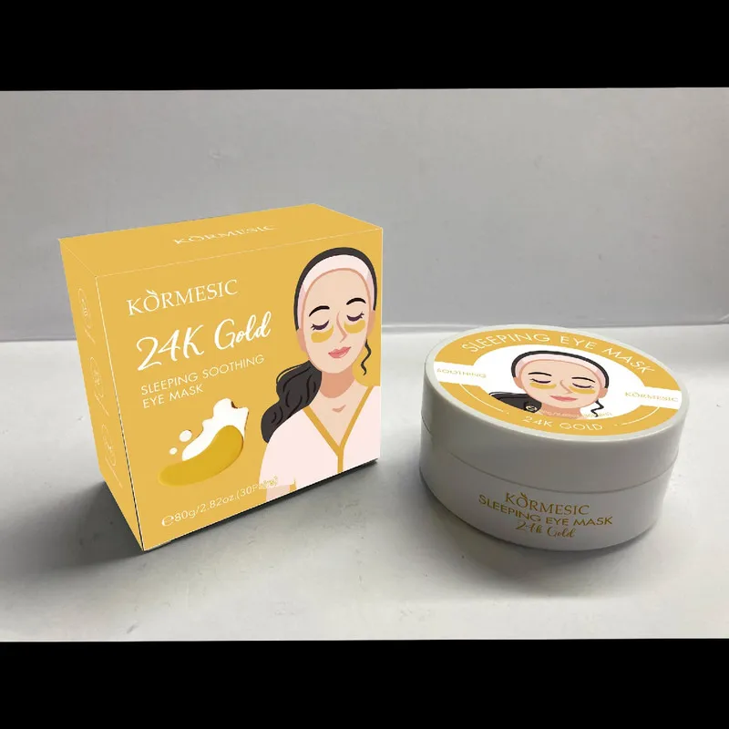 ماسک زیر چشم کورمسیک مدل طلا مناسب برای انواع پوست وزن 80 گرم بسته 60 عددی - تصویر 2