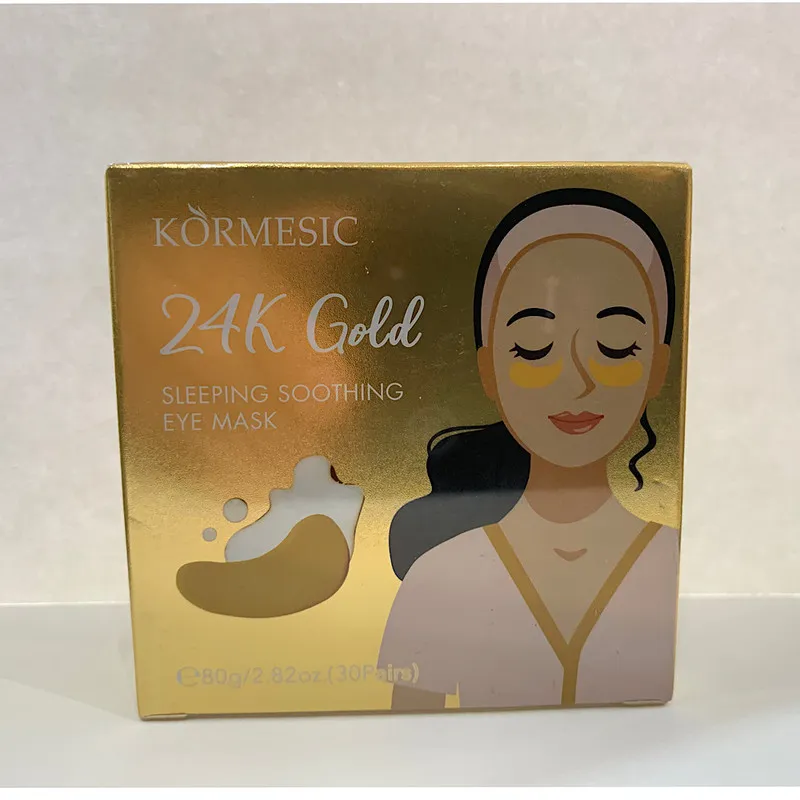 ماسک زیر چشم کورمسیک مدل طلا مناسب برای انواع پوست وزن 80 گرم بسته 60 عددی - تصویر 4