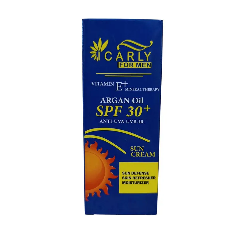 کرم ضد آفتاب بدون رنگ صورت و گردن آی کارلی SPF ۲۵ مدل آرگان و ویتامین E مناسب برای انواع پوست حجم ۵۰ میلیلیتر - تصویر 2