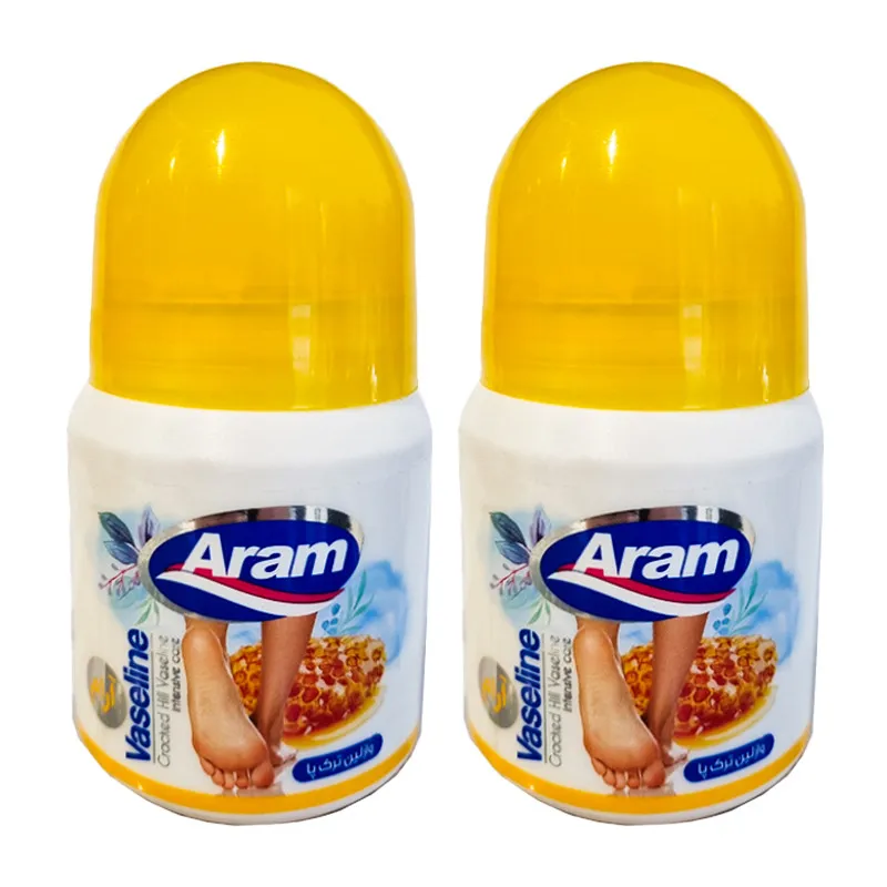 وازلین ترک پا آرام مدل گلیسیرینه وزن 80 گرم مجموعه 2 عددی - تصویر 2