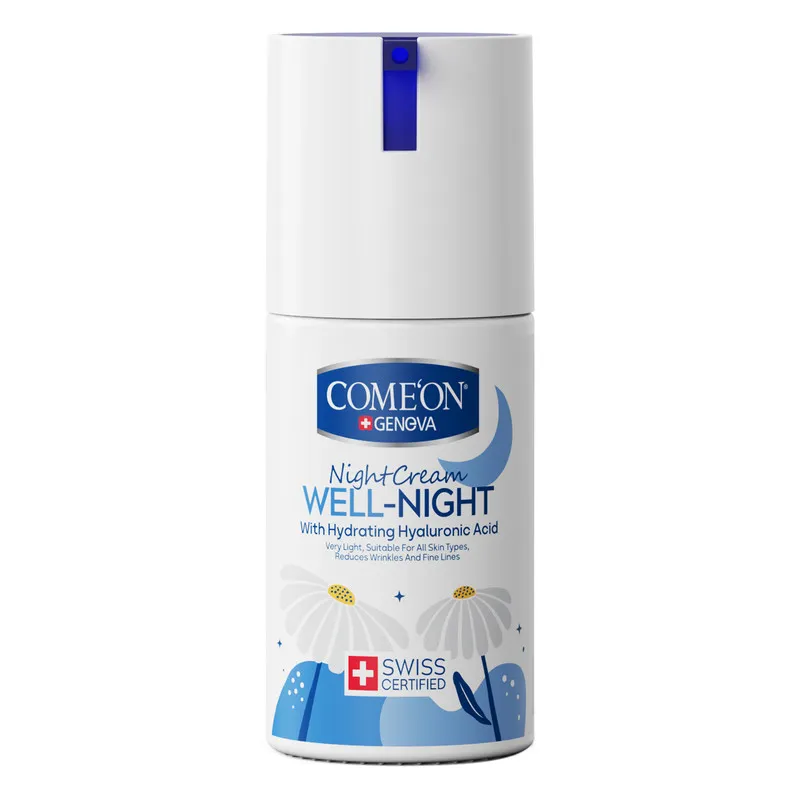 کرم آبرسان صورت کامان مدل WELL NIGHT مناسب برای انواع پوست حجم 100 میلی لیتر - تصویر 2