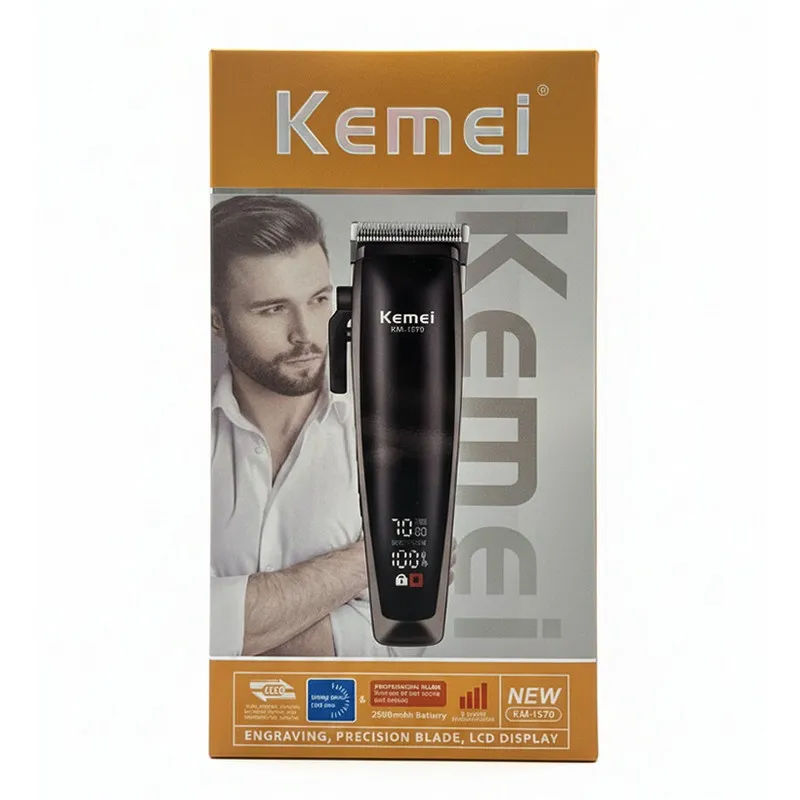 ماشین اصلاح موی سر و صورت شارژی کیمی کد KM1570 - تصویر 6