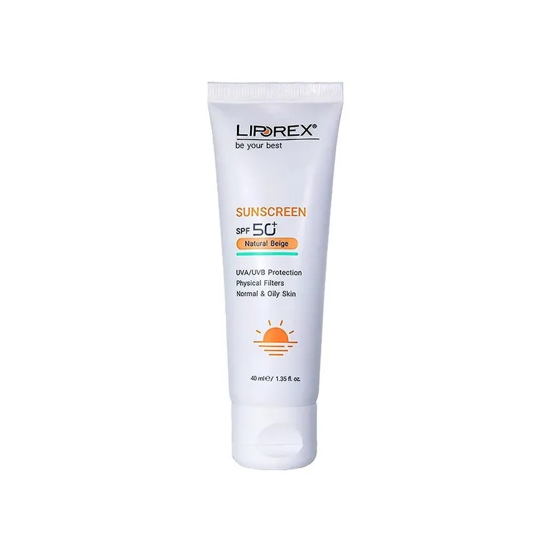 کرم ضد آفتاب رنگی لیپورکس SPF 50 مدل N-O ‌مناسب برای پوست‌ چرب و معمولی حجم 40 میلی‌لیتر