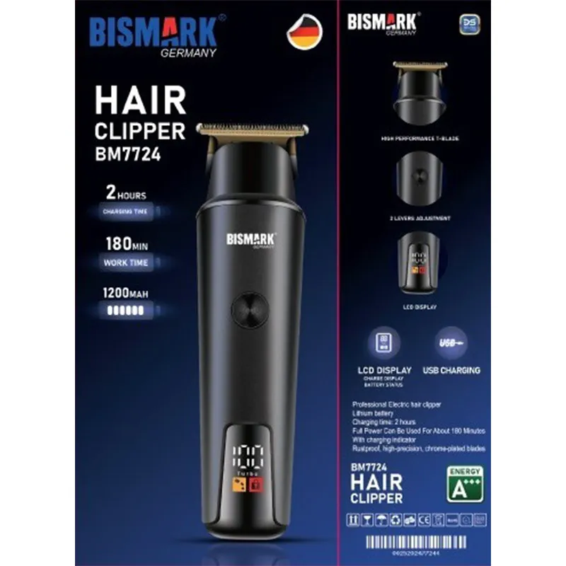 ماشین اصلاح موی سر و صورت برقی بیسمارک مدل BM7724 - تصویر 2