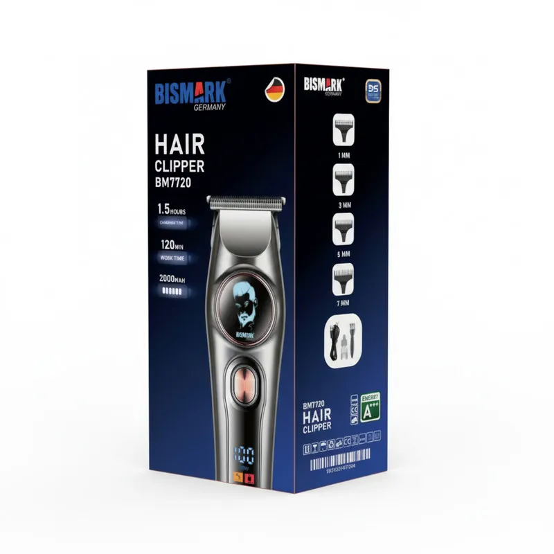 ماشین اصلاح موی سر و صورت شارژی بیسمارک مدل BM7720 - تصویر 5