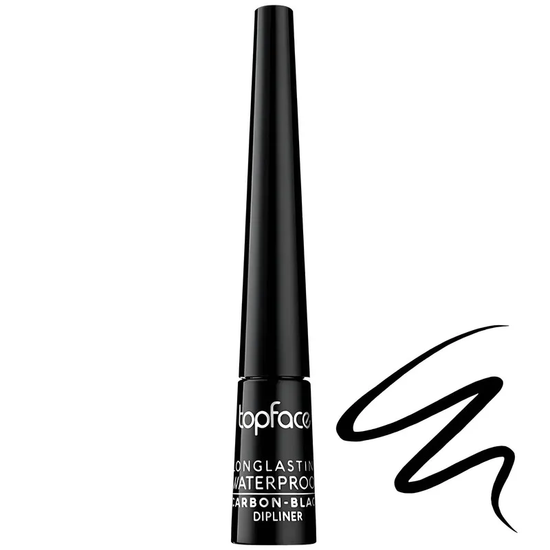 خط چشم تاپ فیس مدل CARBON BLACK WATERPROOF شماره 1