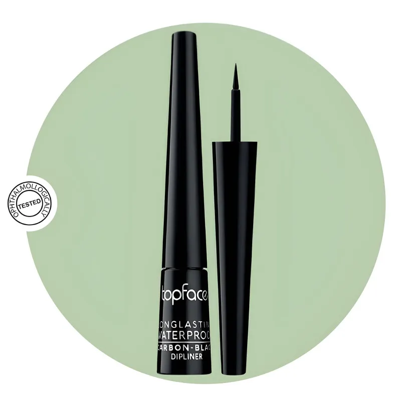 خط چشم تاپ فیس مدل CARBON BLACK WATERPROOF شماره 1 - تصویر 3