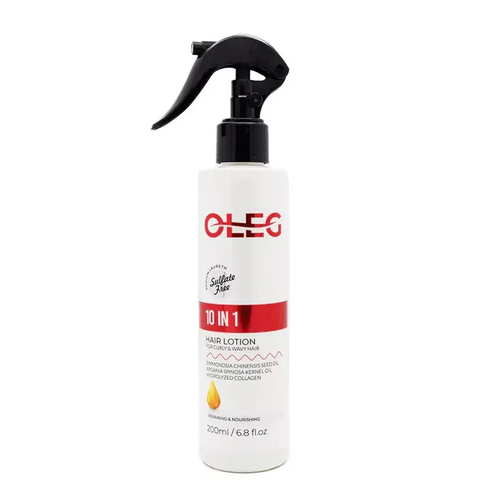 لوسیون محافظت مو اولگ مدل CURLY 10 IN 1 مناسب برای موهای فر و مجعد حجم 200 میلی لیتر - تصویر 2