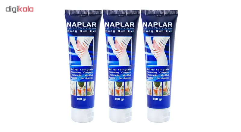 ژل ضد درد عضلانی ناپلار مدل Rub Gel حجم 100 میلیلیتر مجموعه 3 عددی با عصاره نعناع، میخک، رزماری و گزنه کاهش التهاب، رفع گرفتگی و تحریک گردش خون موضعی - تصویر 2