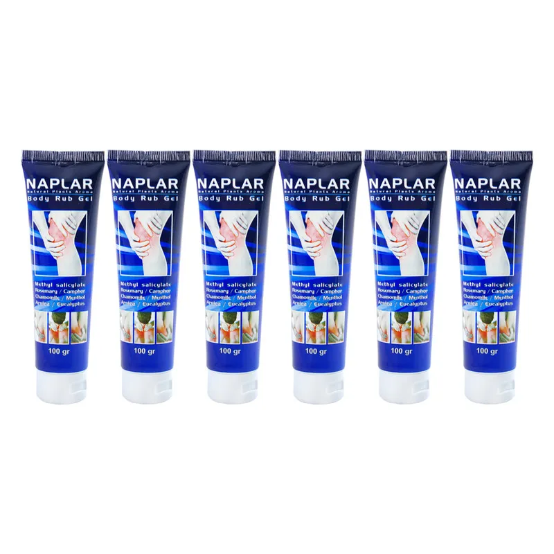 ژل ضد درد عضلانی ناپلار مدل Rub Gel حجم 100 میلیلیتر مجموعه 6 عددی با عصاره نعنا، میخک، رزماری و گزنه، کاهش التهاب و گرفتگی عضلات، اثر دوگانه گرما و سرما، تحریک گردش خون موضعی، مناسب انواع پوست