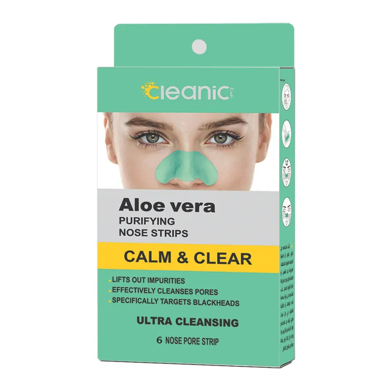 چسب پاک کننده بینی کلینیک کیندی مدل ALOE VERA بسته 6 عددی