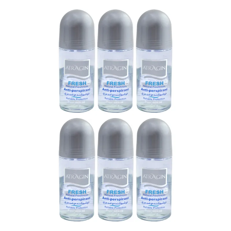 رول ضد تعریق مردانه عطرآگین مدل G2 حجم 50 میلی لیتر مجموعه 6 عددی