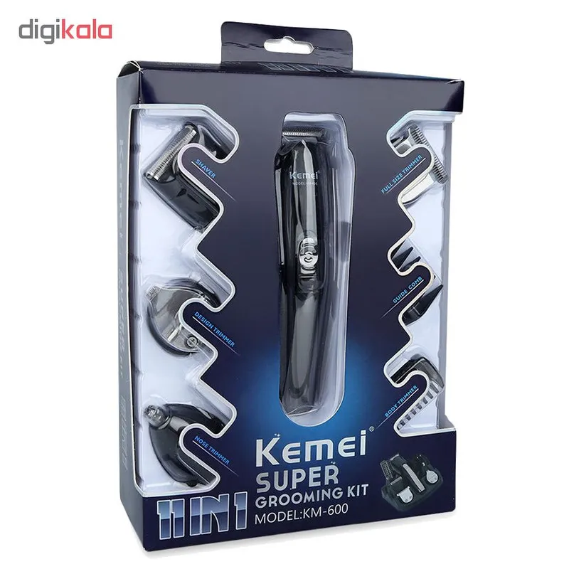 ماشین اصلاح موی سر، صورت و بدن کیمی مدل KM-600 - تصویر 4