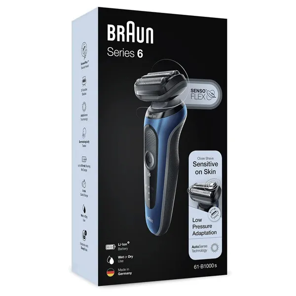ماشین اصلاح موی صورت شارژی براون مدل 61B-1000S - تصویر 4
