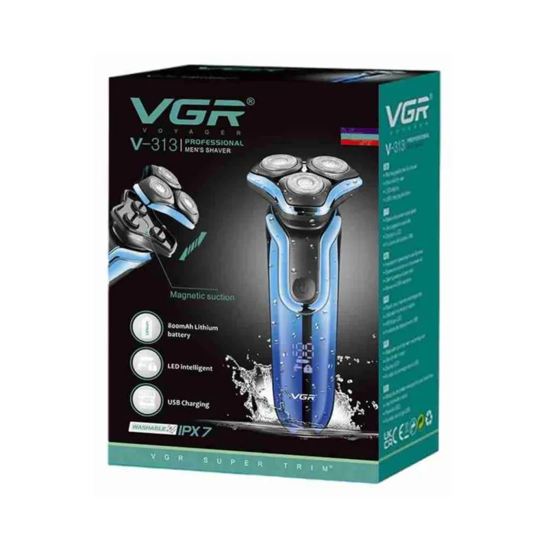 ماشین اصلاح موی صورت شارژی وی جی ار مدل V-313 - تصویر 2
