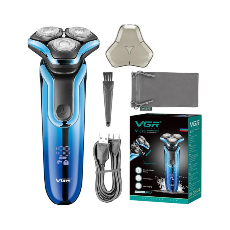 ماشین اصلاح موی صورت شارژی وی جی ار مدل V-313 - تصویر 3