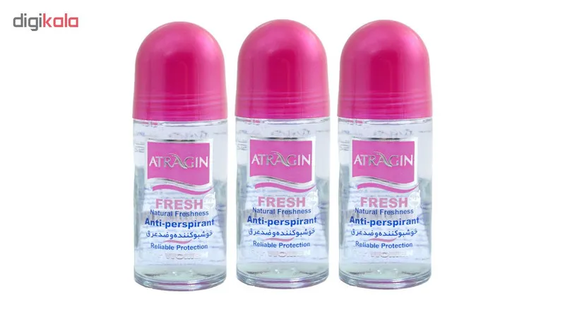 رول ضد تعریق زنانه عطرآگین مدل P1 حجم 50 میلی لیتر مجموعه 3 عددی - تصویر 2