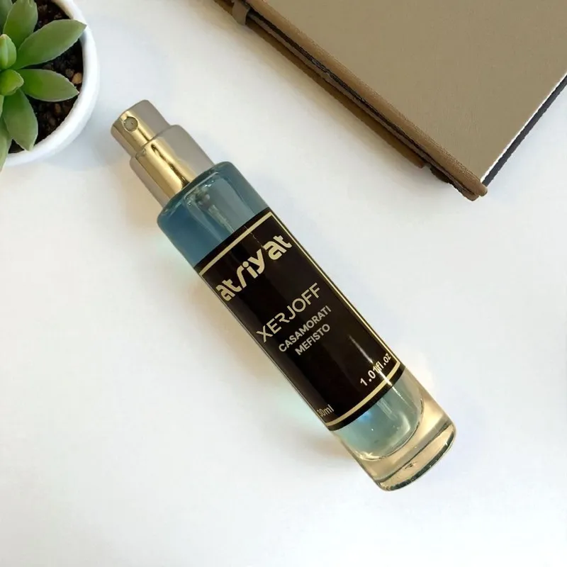 عطر جیبی مردانه عطریات مدل کازاموراتی مفیستو با رایحه خنک حجم 30 میلیلیتر - تصویر 2