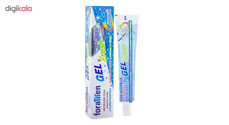 خمیر دندان فورامن مدل Gel fresh حجم 75 میلی لیتر مجموعه 6 عددی - تصویر 3