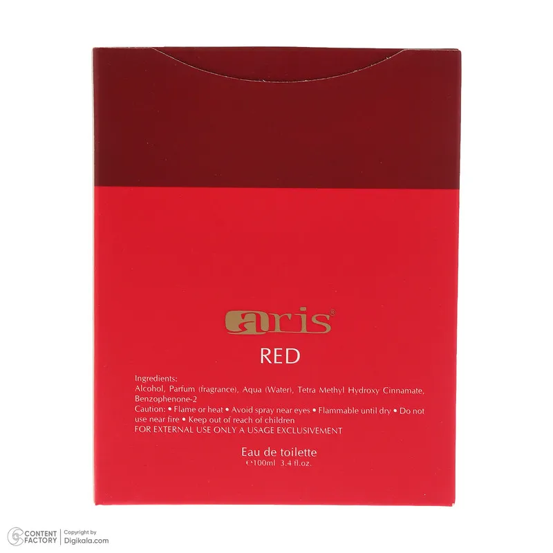 ادوتویلت زنانه اریس مدل RED با رایحه معتدل حجم 100 میلیلیتر - تصویر 6