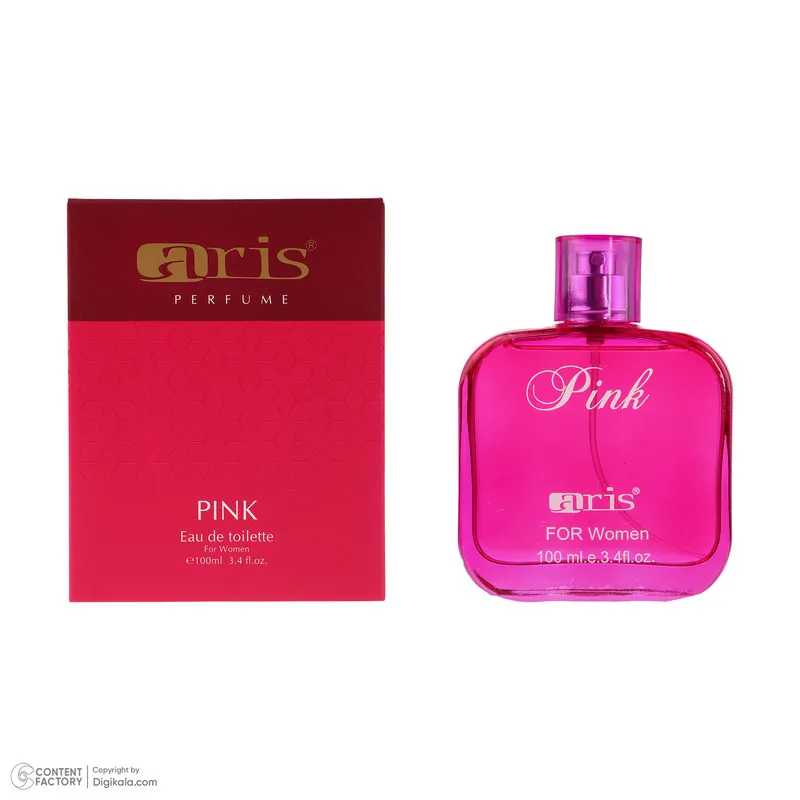 ادوتویلت زنانه اریس مدل PINK با رایحه گرم و شیرین حجم 100 میلی‌لیتر - تصویر 3
