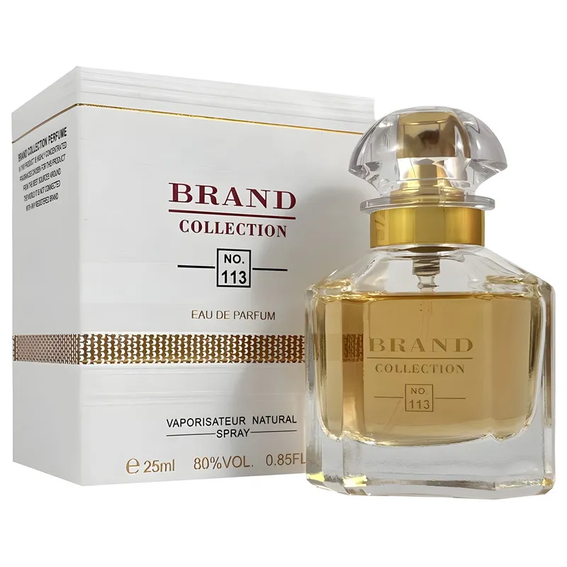 عطر جیبی زنانه برند کالکشن مدل 113 با رایحه شیرین حجم ۲۵ میلی‌لیتر