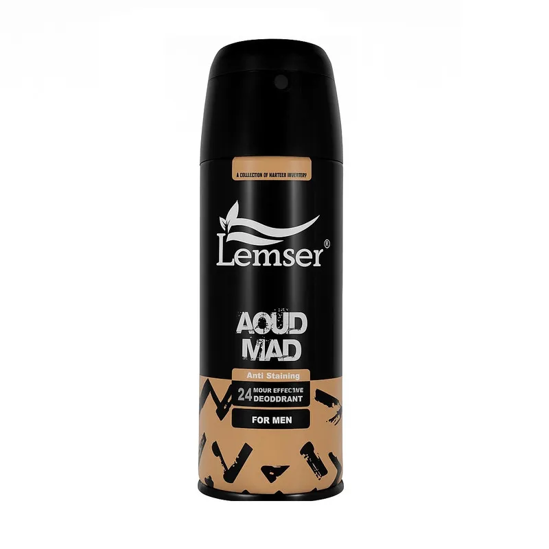 اسپری دئودورانت مردانه لمسر مدل Aoud Mad حجم 150 میلیلیتر - تصویر 2