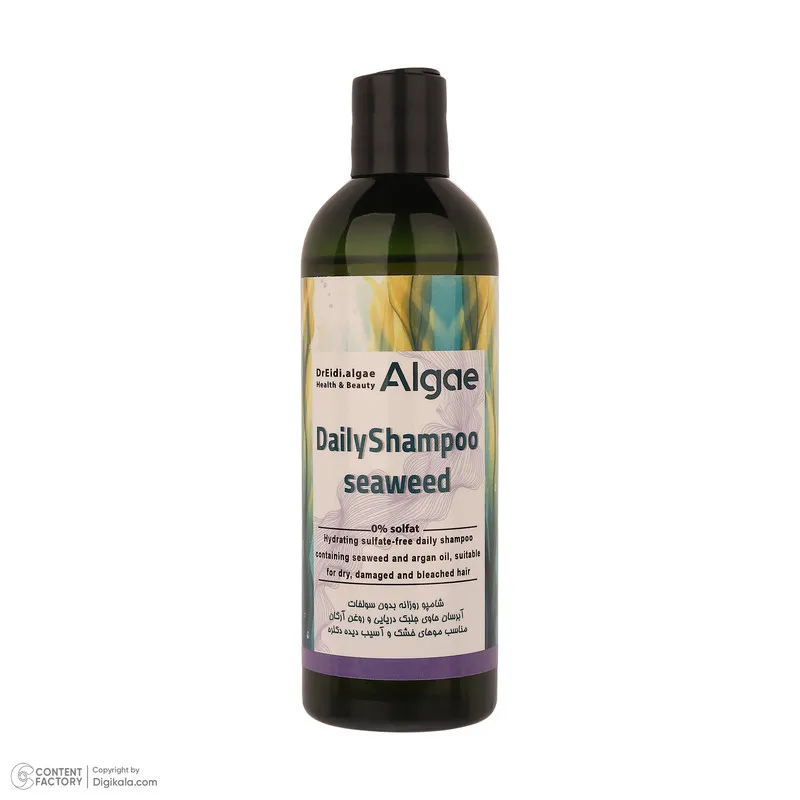 شامپو مو دکتر عیدی آلگا مدل Seaweed مناسب برای موهای خشک و آسیب دیده حجم 300 میلیلیتر - تصویر 3