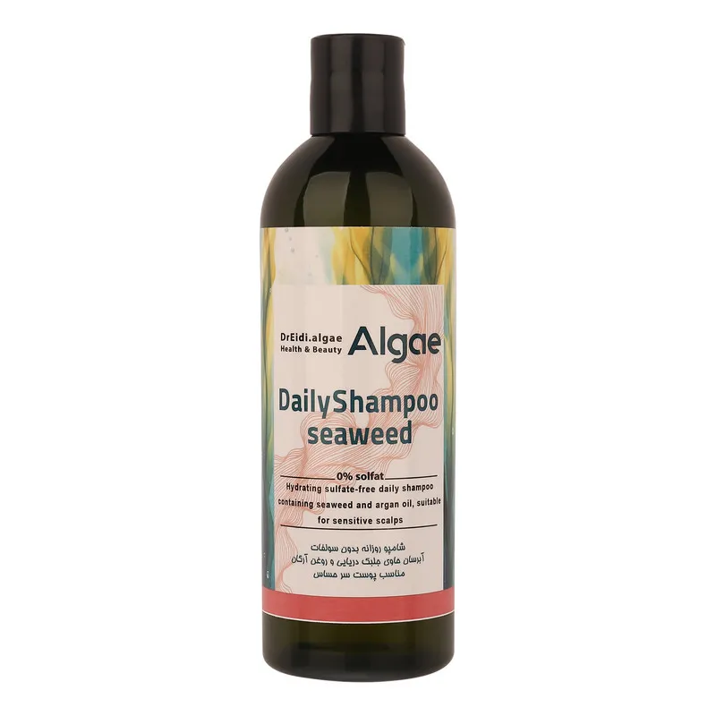 شامپو مو دکتر عیدی آلگا مدل Seaweed مناسب برای انواع مو حجم 300 میلیلیتر