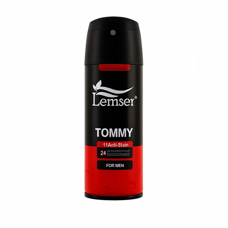 اسپری دئودورانت مردانه لمسر مدل Tommy حجم 150 میلی‌لیتر