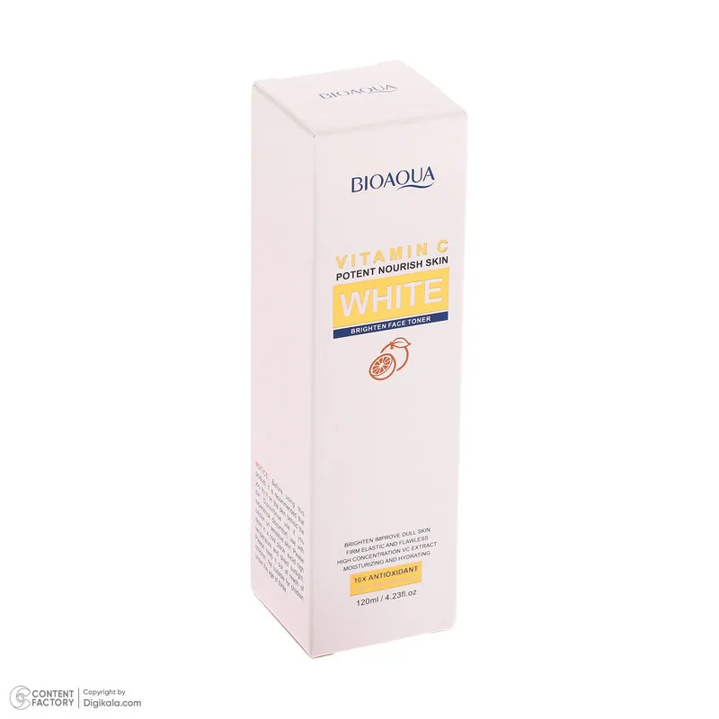 تونر پاککننده صورت بی آکوا مدل VITAMIN C مناسب برای انواع پوست حجم 120 میلیلیتر - تصویر 4