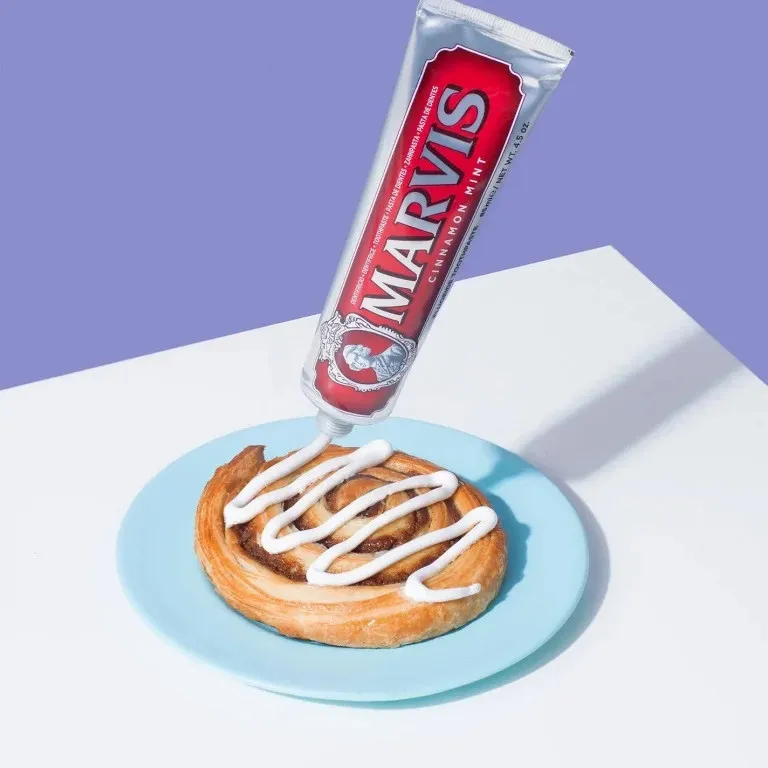 خمیر دندان ضد باکتری مارویس مدل Cinnamon Mint با طعم دارچین و نعناع حجم ۲۵ میلی لیتر - تصویر 3