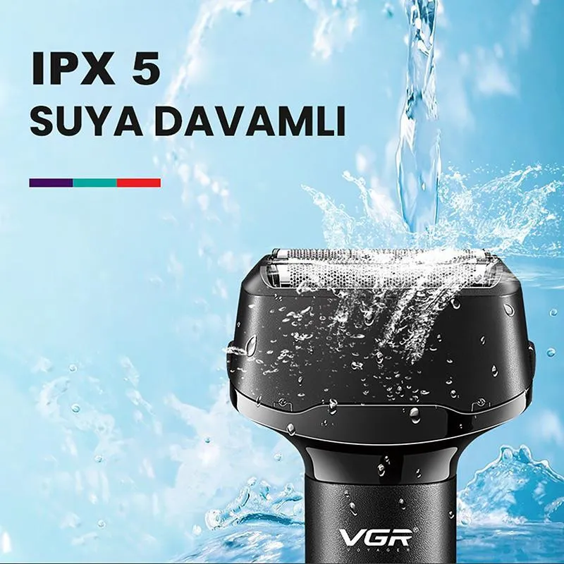 ماشین اصلاح موی صورت وی جی ار مدل V-371 - تصویر 4