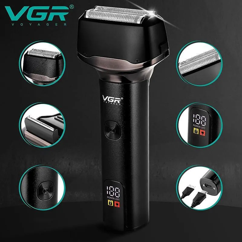 ماشین اصلاح موی صورت وی جی ار مدل V-371 - تصویر 5
