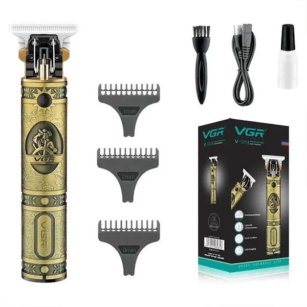 ماشین اصلاح موی سر و صورت شارژی وی جی ار مدل V-083 - تصویر 4