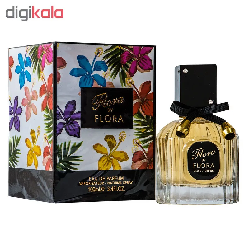 ادو پرفیوم زنانه فراگرنس ورد مدل FLORA حجم 100 میلی لیتر - تصویر 2