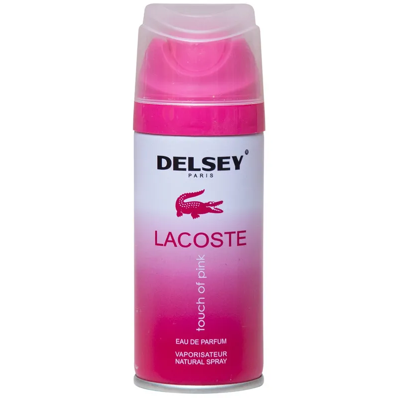 اسپری خوشبو کننده بدن زنانه دلسی مدل LACOSTE W حجم 150 میلی لیتر