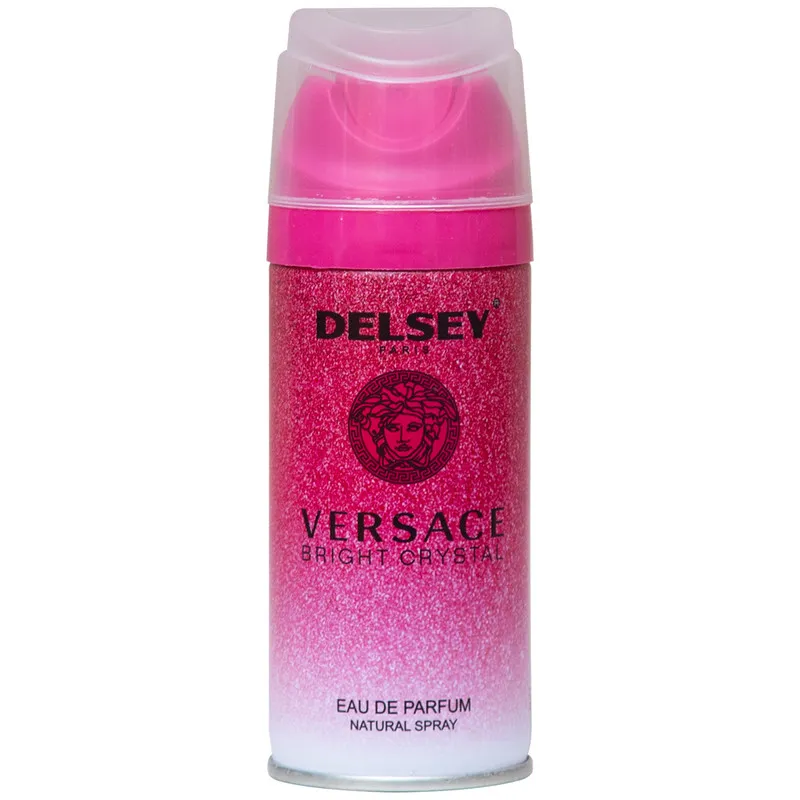 اسپری خوشبو کننده بدن زنانه دلسی مدل VERSACE BRIGHT CRYSTAL حجم 150 میلی لیتر - تصویر 2