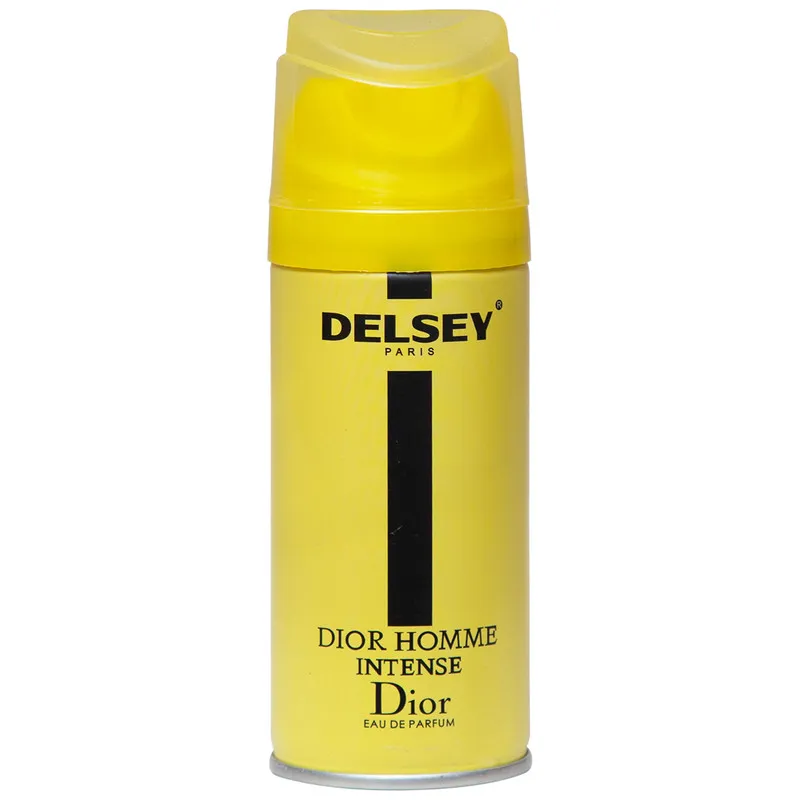 اسپری خوشبو کننده بدن مردانه دلسی مدل Dior Homme Intense حجم 150 میلی لیتر