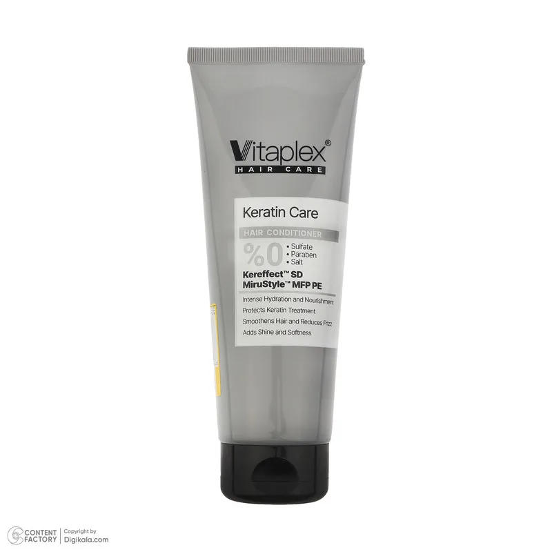 نرمکننده مو ویتاپلکس مدل Keratin Care حجم 250 میلیلیتر - تصویر 5